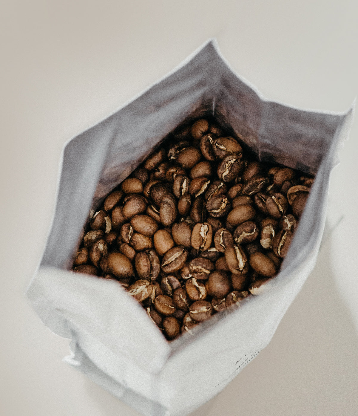 Custom private label coffee bags. Choose your coffee beans and roast using your branding.